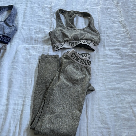Grey, navy blue and cream, olive green both size small. Like new. - Picture 3 of 3
